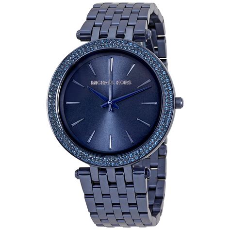 blue michael kors watches|Michael Kors darci blue.